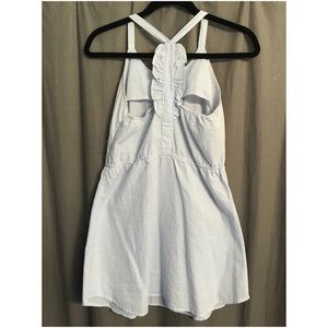 Blue + white top/dress